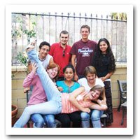 Students learning Spanish in Málaga